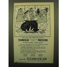 1959 Technicolor Professional Touch Processing Ad