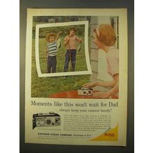 1963 Kodak Brownie Super 27 Camera Ad - Won't Wait