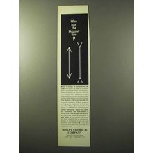 1964 Mobay Chemical Company Ad - The Biggest Line?