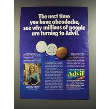 1986 Advil Medicine Ad - The Next Time You Have a Headache