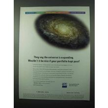 2001 TIAA-CREF Investments Ad - Universe is Expanding