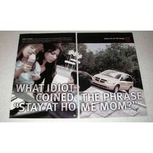 2001 Dodge Caravan Minivan Ad - Stay At Home Mom?