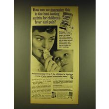 1964 St. Joseph Aspirin for Children Ad - How can we guarantee