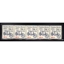 2266 24.1c Tandem Bicycle Very Fine MNH Dry Gum PNC 1/5 X1369