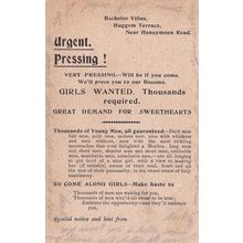 Girls Find Romance Meet A Husband Antique Dating Postcard