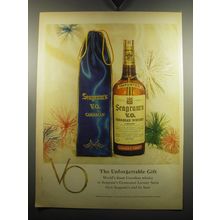 1957 Seagram's V.O. Whisky Ad - The Unforgettable Gift