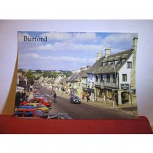 HIGH STREET, BURFORD, OXFORDSHIRE unused postcard dated 2001 =