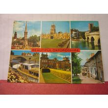 multiview, OXFORDSHIRE, county used postcard by J> Salmon #
