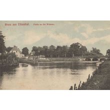 Gruss Aus Lilienthal Partie An Der Wumme German Old Postcard