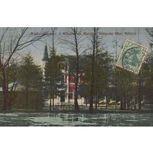 Waldschlosschen Hoftgrube Station Germany WW1 Old Postcrd