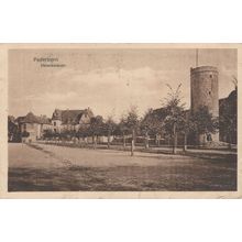 AK Leuchtenburg Gasthaus Bruns Garten German Old Postcard