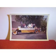 UNKNOW CARNIVAL, FLOAT .. "NOMADS" vintage photograph dated 1961 =