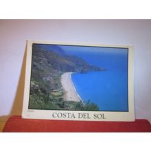 MARO, COSTA DEL SOL, SPAIN used vintage postcard =