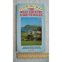 1989 Geographia Touring Map The West Country & South Wales