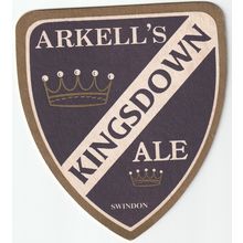 BEER MAT - ARKELLS BREWERY - KINGSDOWN ALE - (Cat 045) - (1990)