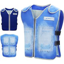 Cooling Vest for Men&Women, Ice Reflective Vest with 24 PCS Ice Packs, Cool Jack