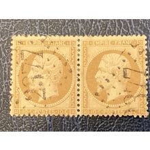 ICOLLECTZONE France 25 Pair Used Obliteration Cancel 2377 Premium number