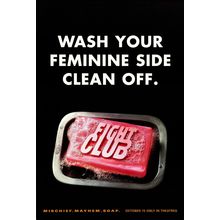 Fight Club (1999)_8 Movie Film Poster Canvas iconic design