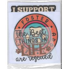 Misc. Animal Rescue Stickers 9 Stickers/Decals 4-7 inches (10-18 cm) in size