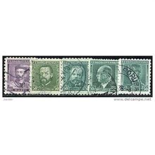 1933/1937 5 different values - #844 fine used (o)