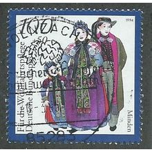 GER 1994 100pf+ 50 'NATIONAL COSTUMES- MINDEN' FINE USED (EBID47-591)