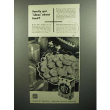 1945 Nabisco Ritz Crackers Ad - Family Ideas?