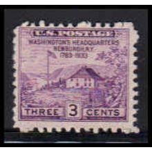 752 3c Washington's Hdqs Average Plus MNH O4676