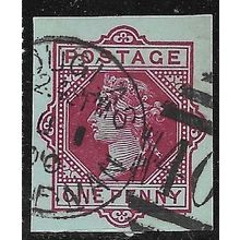 1890's Cutout 1 Penny - fine used (o)