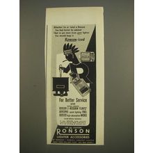 1944 Ronson Redskin Lighter Accessories Ad - Whether 'tis or 'taint a Ronson