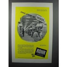 1944 Rohr Aircraft Ad - 5000 Steps to Berlin