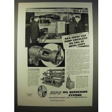 1946 B&G Rapid Oil Quenching Systems Ad - 1522 Pump