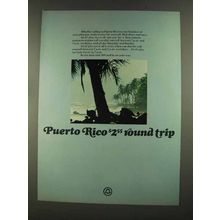 1972 Bell TelephoneAd - Puerto Rico $2.55 Round Trip
