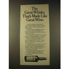 1976 Old Forester Whisky Ad - Made Like Great Wine