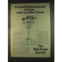 1976 The Wall Street Journal Ad - Isn't Fair-Weather