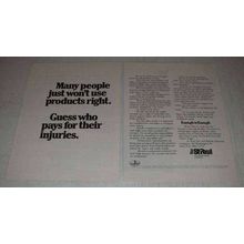 1977 2-pg. The St. Paul Insurance Ad - Won't Use Right