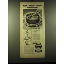 1948 Borden's Eagle Brand Condensed Milk Ad - recipe Magic chocolate frosting