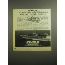 1979 Terry 450cm Boat Ad - 450 cm the new lightweight champion