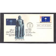 FDC Fleetwood 1640 13c South Caraline (Cachet-U/A) CV39705