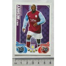 2010/11 Topps Match Attax Trading Card 34 Emile Heskey, Aston Villa