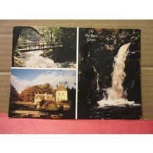 multiview, GOLSPIE, SUTHERLAND, SCOTLAND unused postcard BY Anne Baxter =