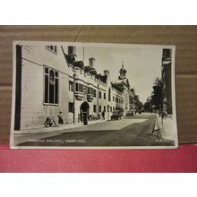 PEMBROKE COLLEGE CAMBRIDGE used postcard RP Valentine 1956 pm =