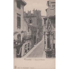 Verona Casa Di Romeo Italy Italian Antique Postcard