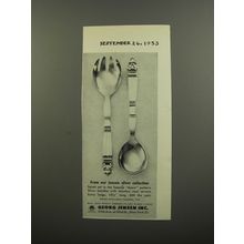1953 Georg Jensen Acorn Salad Set Advertisement
