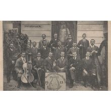 Frohsinn Austria Switzerland 1913 Music Band Old Postcard