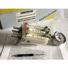 NEW CHESTERTON 691108 DUALFLOW FLOWMETER W/PKG COMP 160 PSI WIKAI,CL