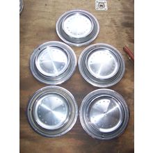 1972 1973 PLYMOUTH HUBCAPS OEM SET OF 5 #3461463 15"