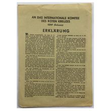 Original WW2 Soviet/Russian Air Drop Propaganda Leaflet. - Code 1552. - 1942.