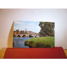 THE ENGLISH BRIDGE, SHREWSBURY, SHROPSHIRE. unused postcard by PT17631=