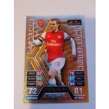 match attax 13/14 limited edition gold jack wilshire le2