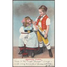 Appenzeller Trachten, 1904 - Gebrüder Metz AK